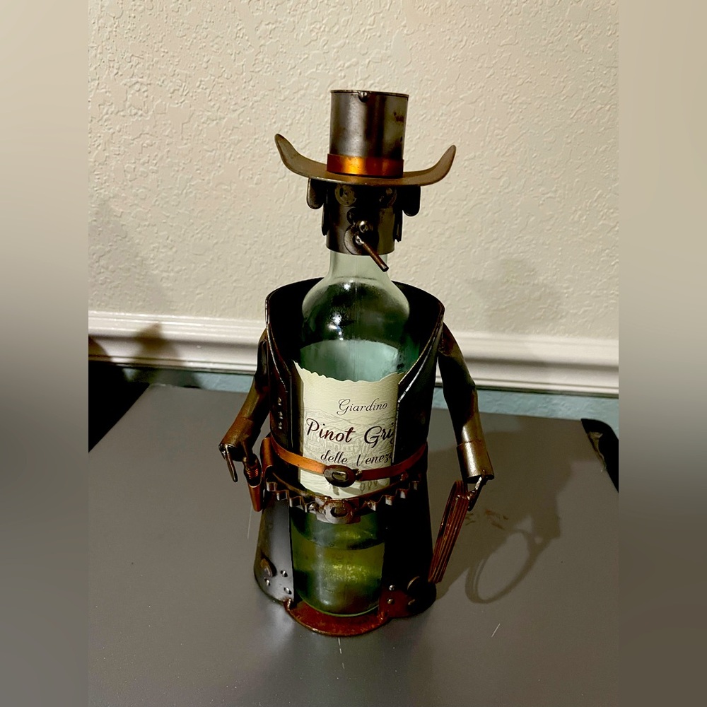 Cowboy Wine Bottle Holder